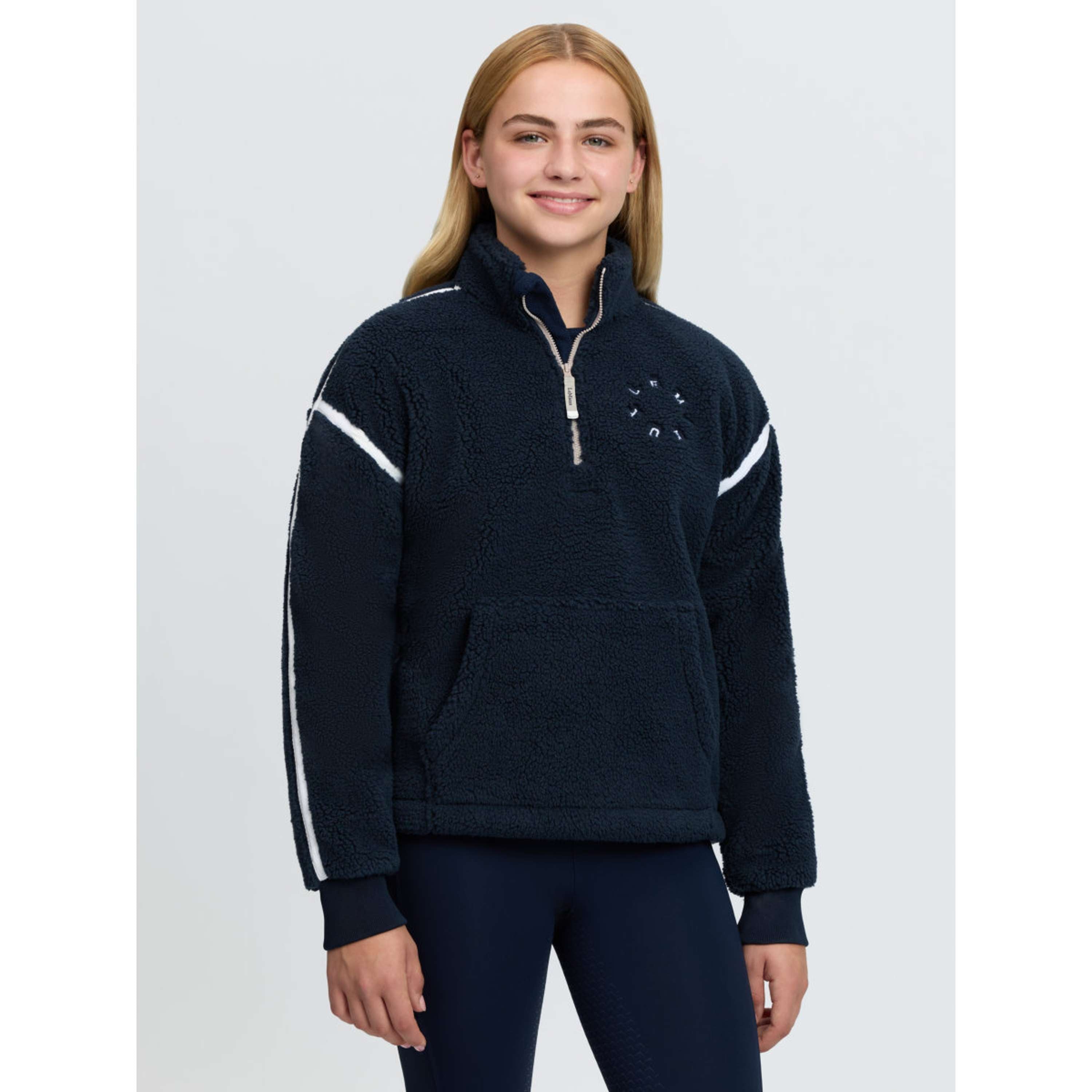 LeMieux Maglione Jody Teddy Fleece Kids Navy