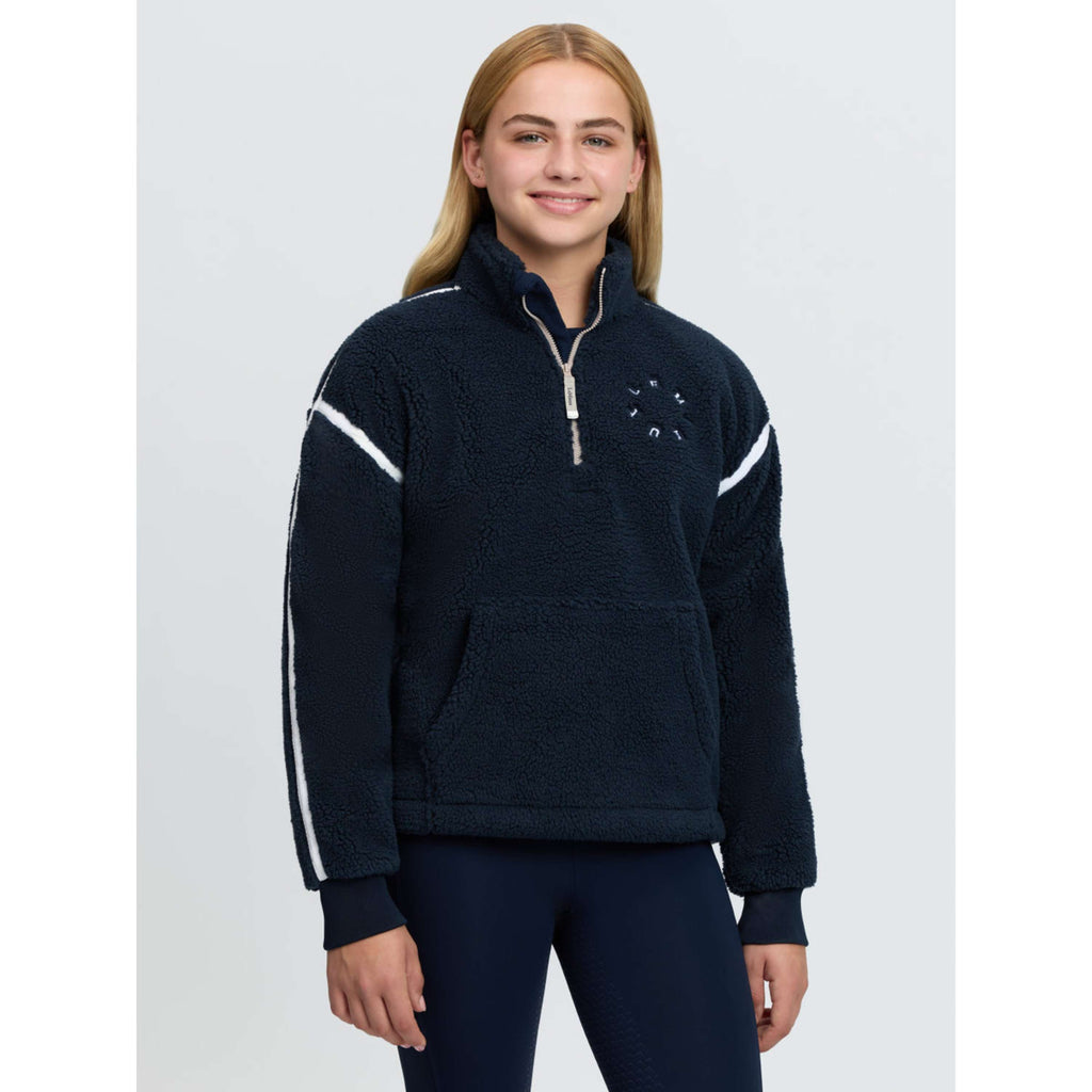 LeMieux Maglione Jody Teddy Fleece Kids Navy