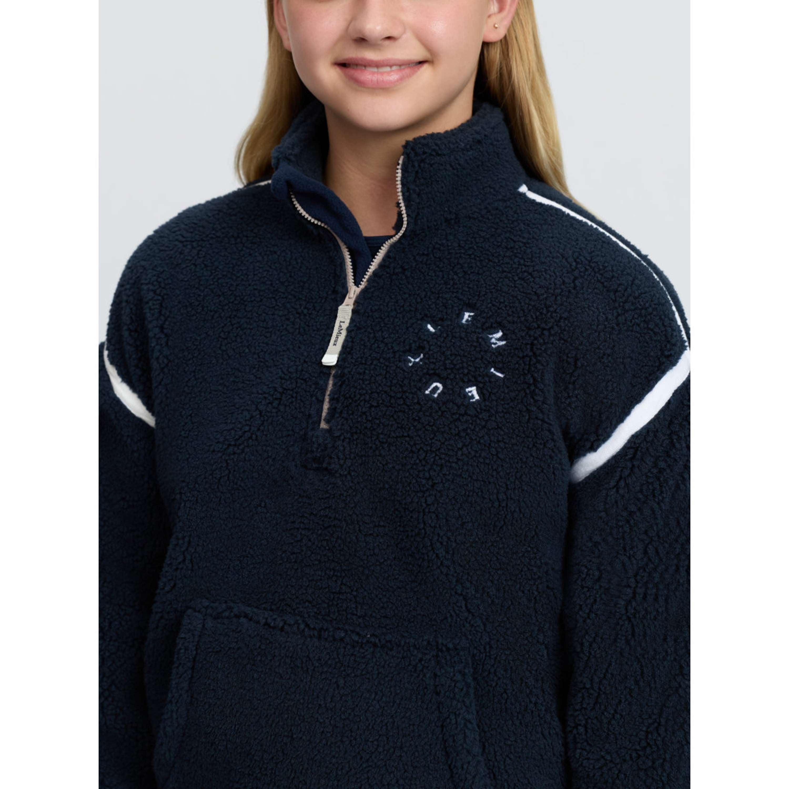 LeMieux Maglione Jody Teddy Fleece Kids Navy