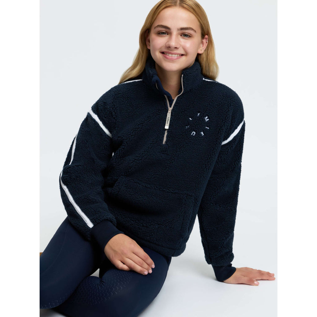 LeMieux Maglione Jody Teddy Fleece Kids Navy