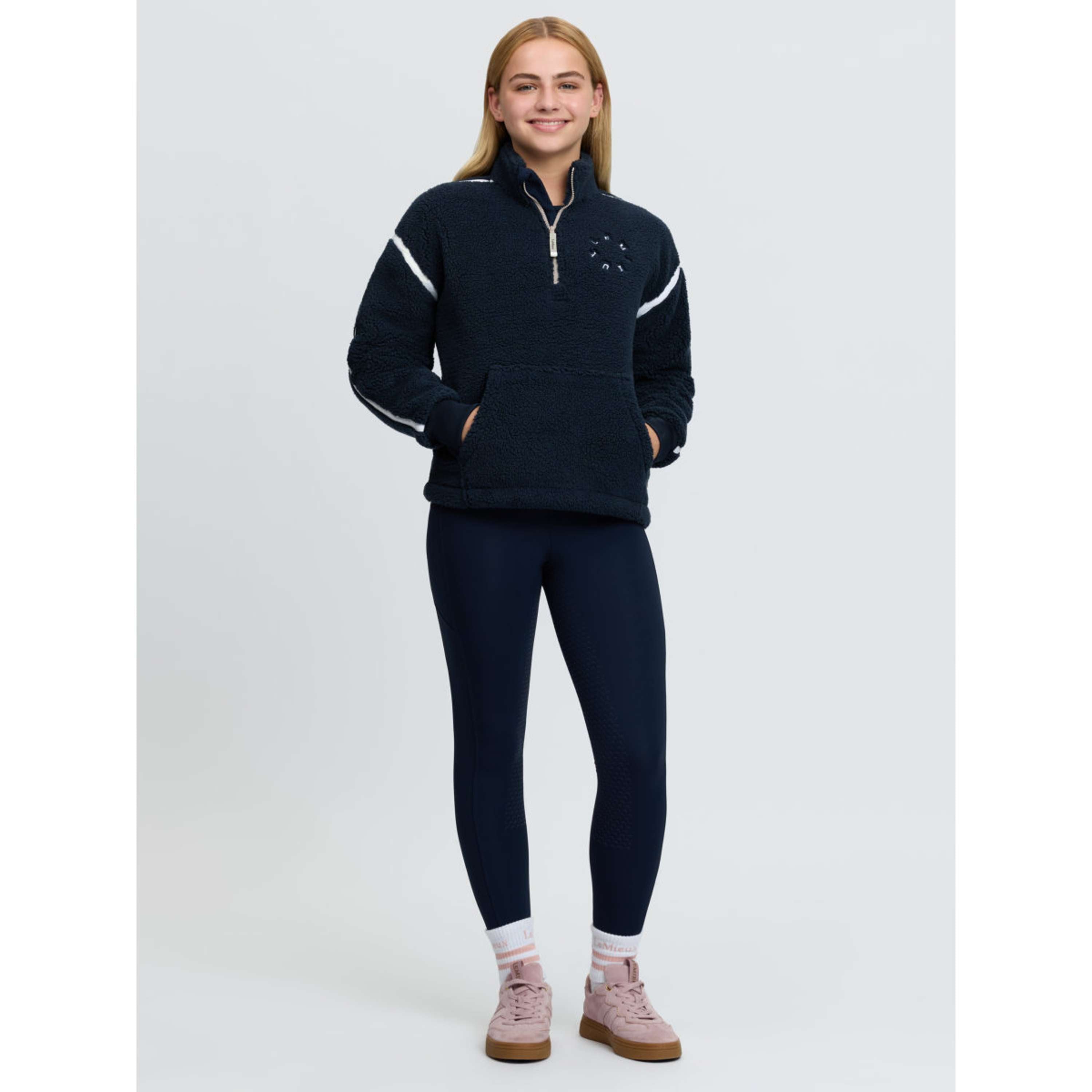 LeMieux Maglione Jody Teddy Fleece Kids Navy
