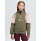 LeMieux Maglione Viola Quarter Zip Kids Willow Green