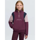 LeMieux Maglione Viola Quarter Zip Kids Bramble
