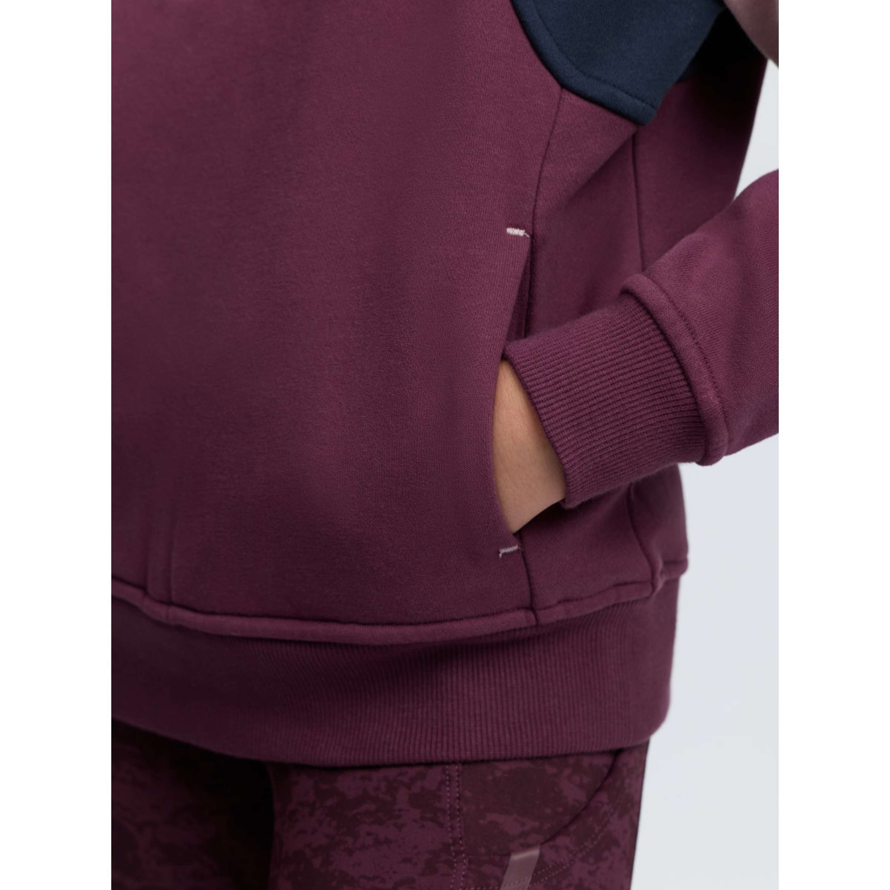 LeMieux Maglione Viola Quarter Zip Kids Bramble