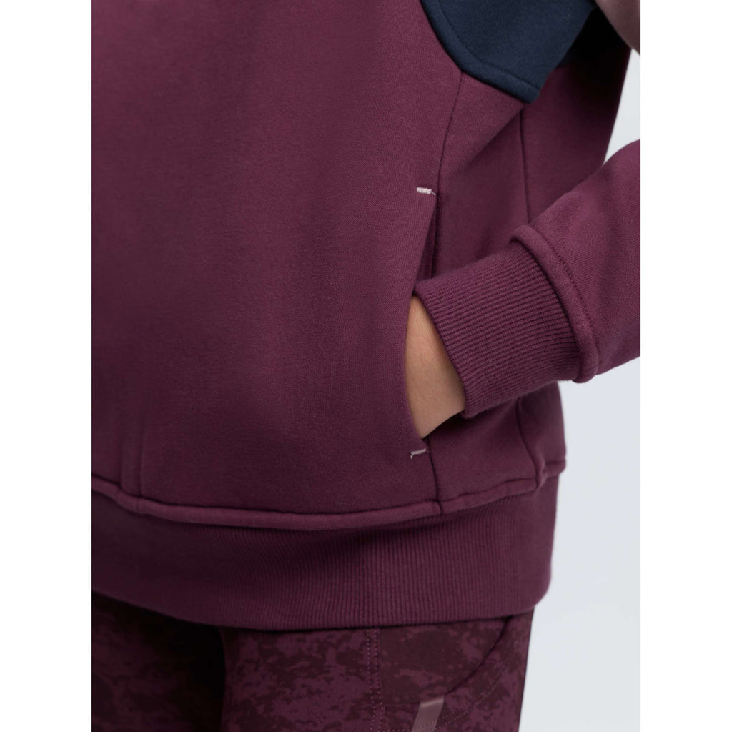 LeMieux Maglione Viola Quarter Zip Kids Bramble