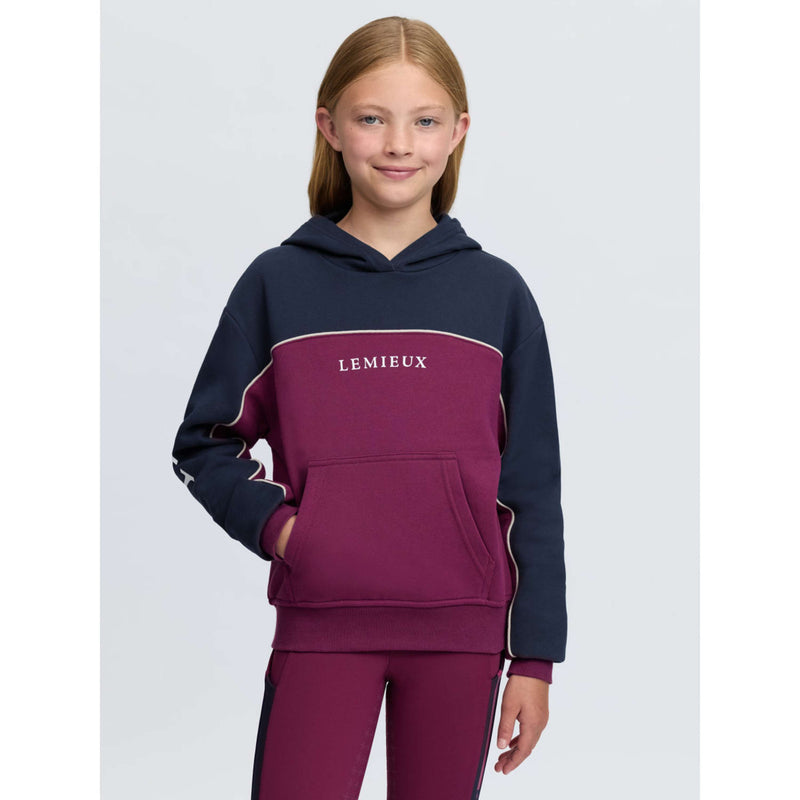 LeMieux Felpa con cappuccio Sadie Kids Blackberry