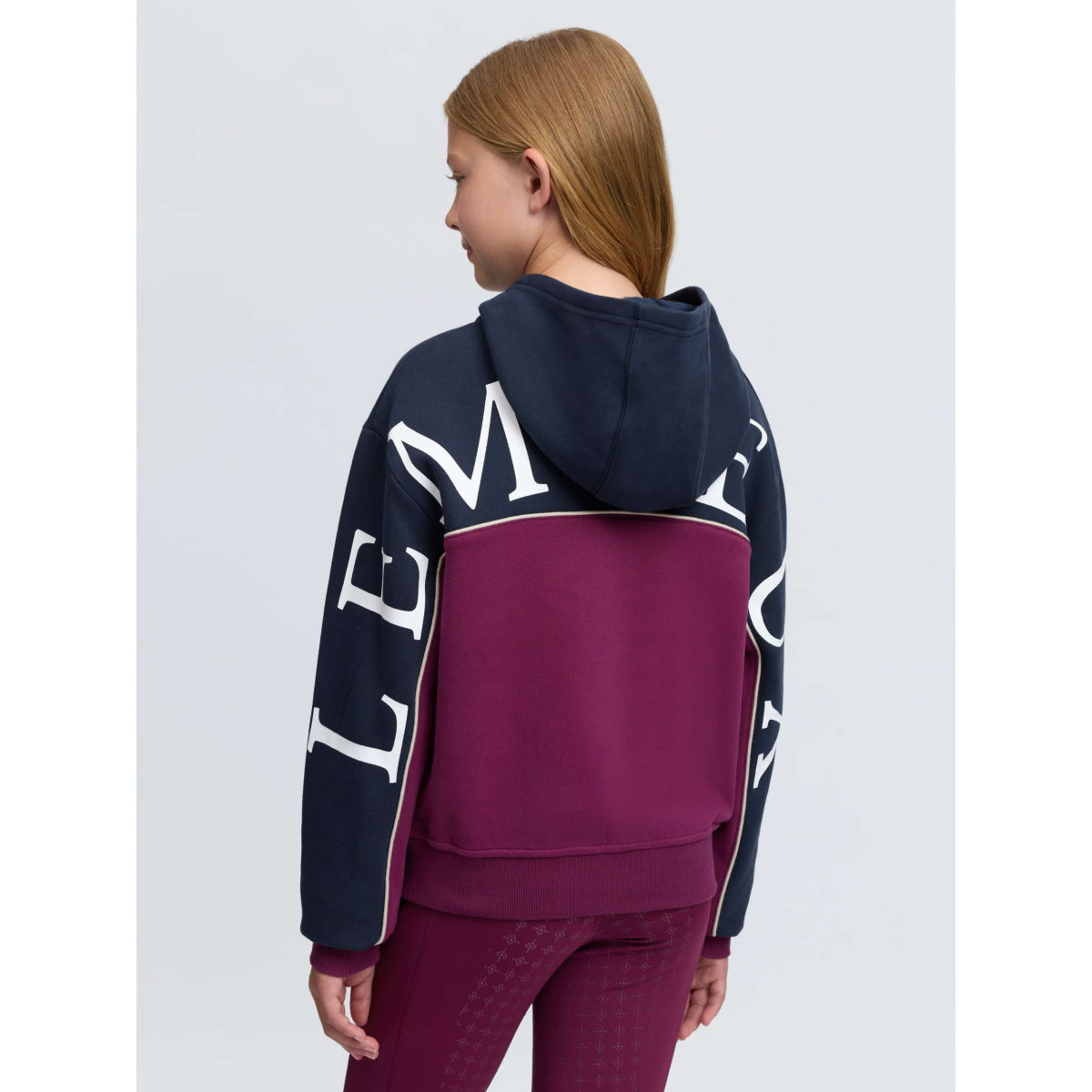 LeMieux Felpa con cappuccio Sadie Kids Blackberry