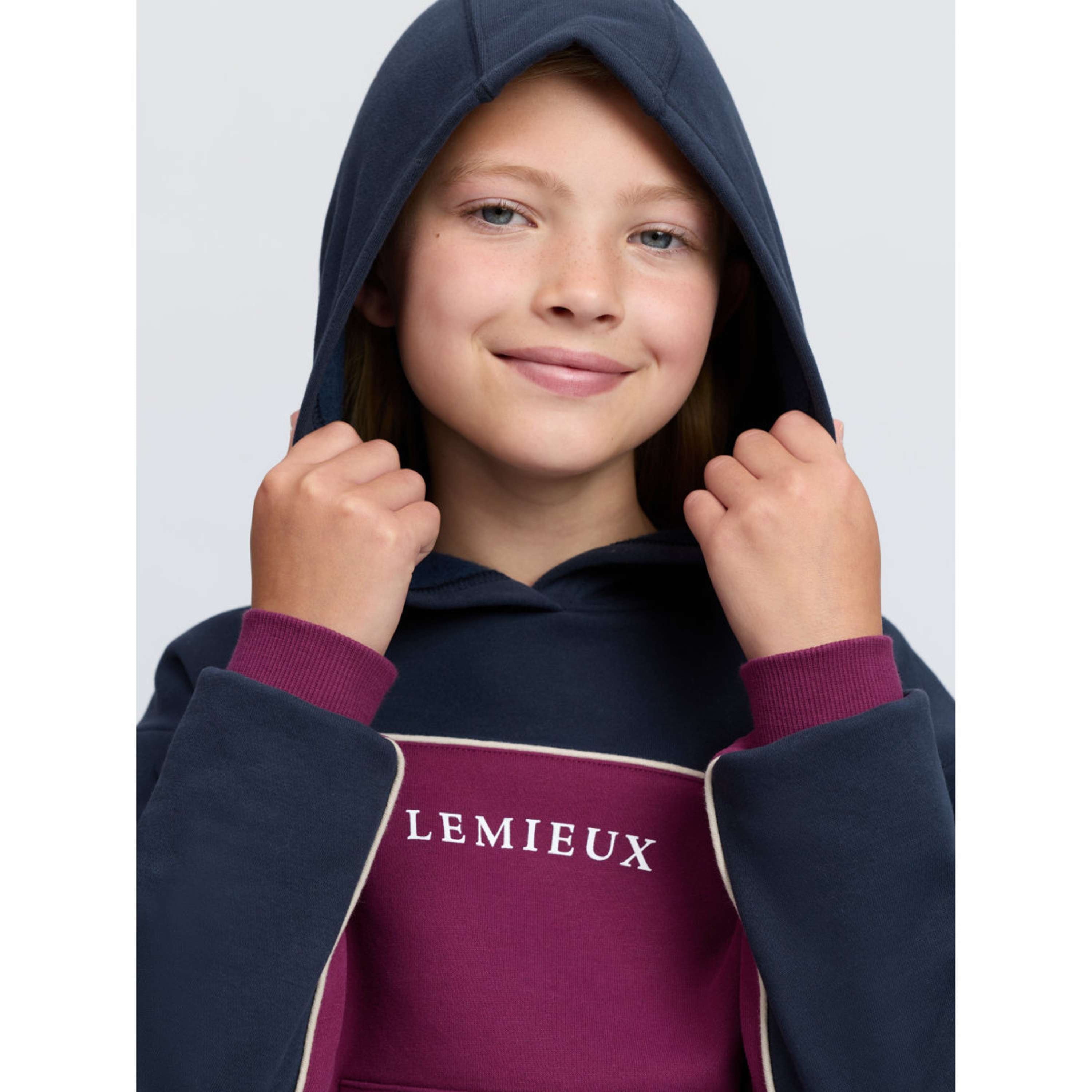 LeMieux Felpa con cappuccio Sadie Kids Blackberry
