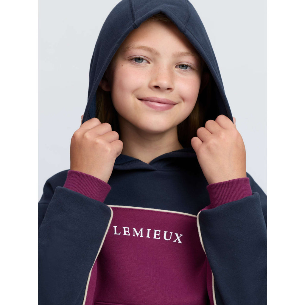 LeMieux Felpa con cappuccio Sadie Kids Blackberry