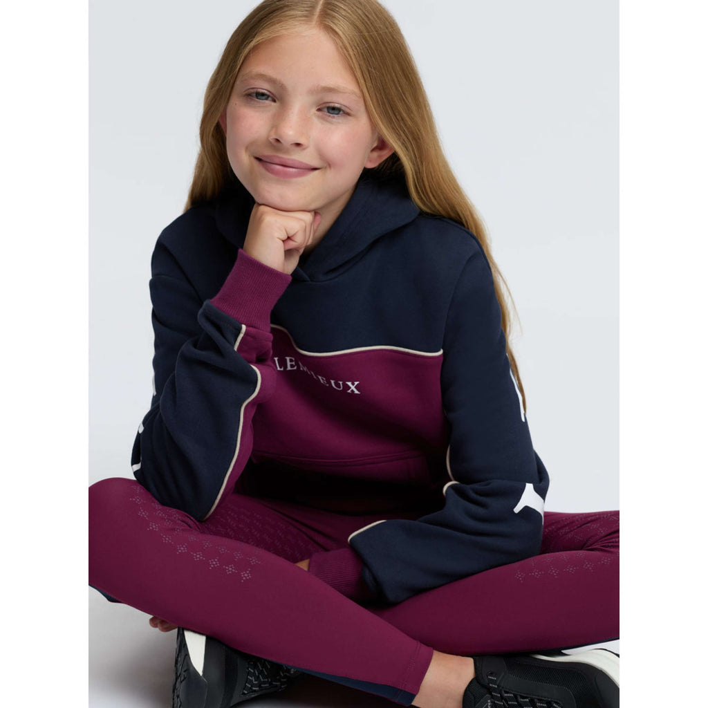 LeMieux Felpa con cappuccio Sadie Kids Blackberry