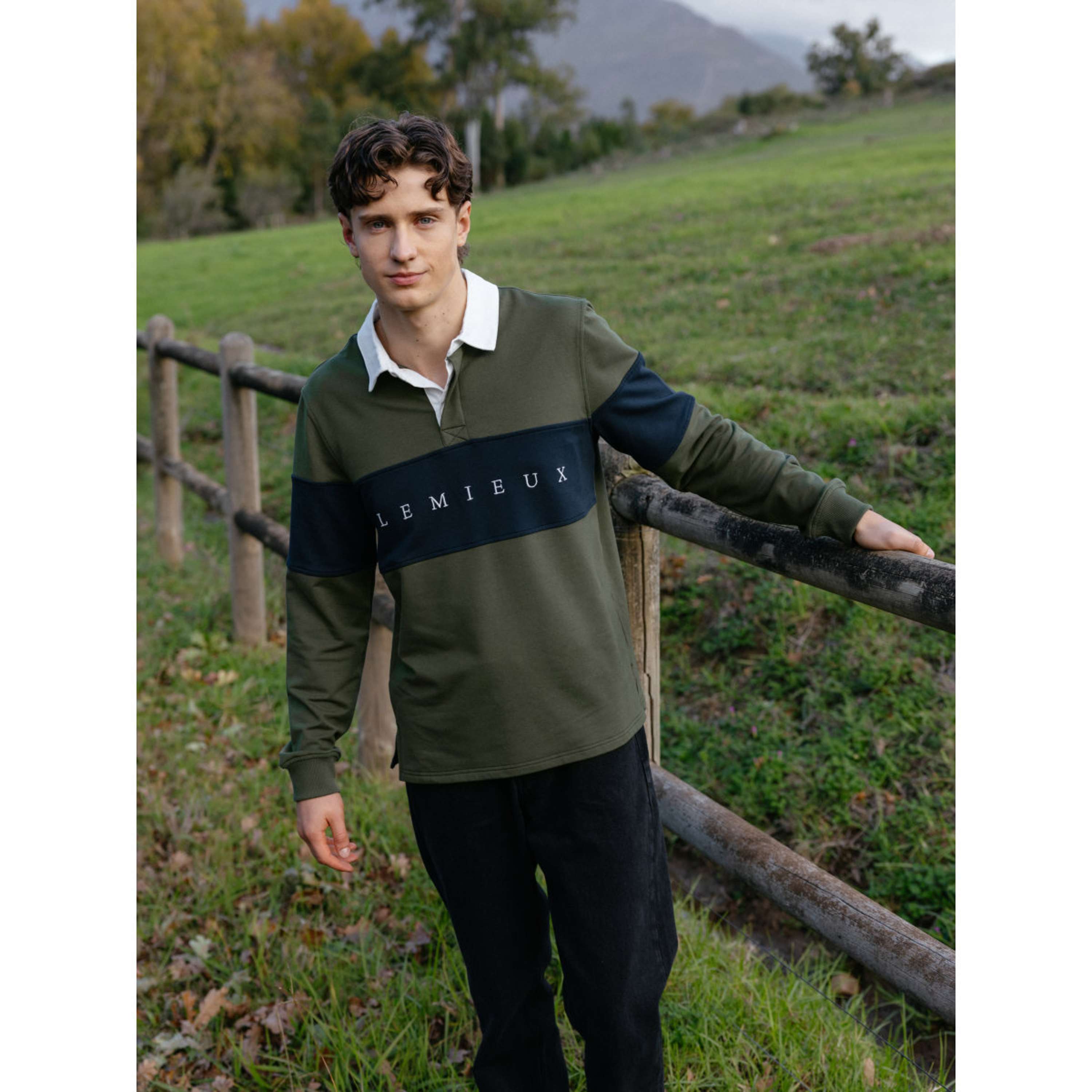 LeMieux Maglia Rugby Uomini Olive