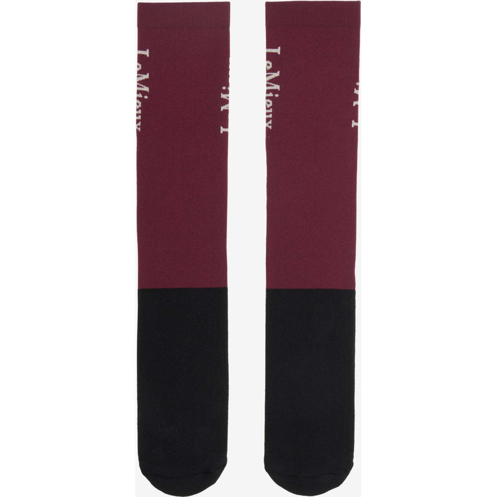LeMieux Calze da Equitazione Competition 2-pack Blackberry