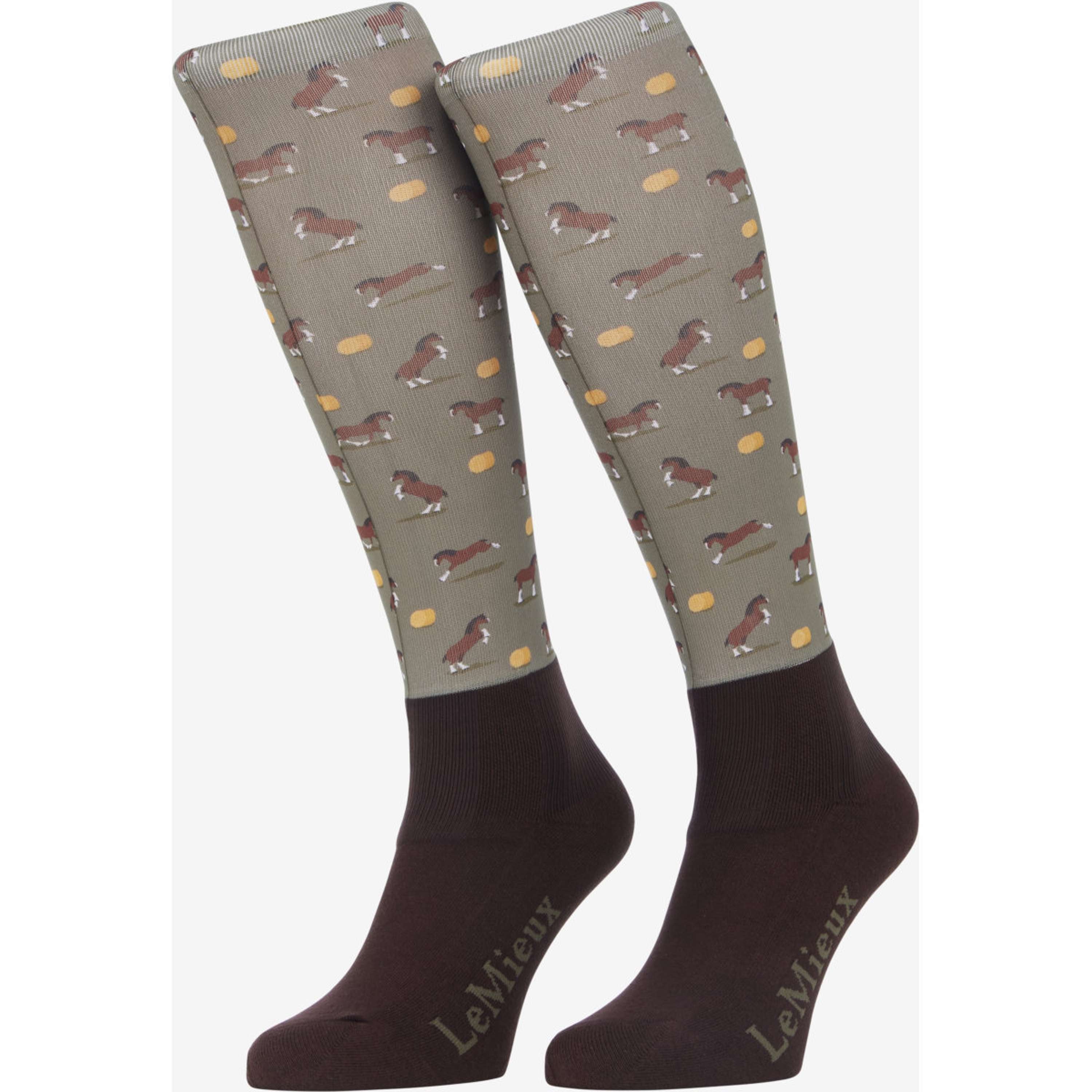 LeMieux Calze da Equitazione Footsie Clydesdale/Willow