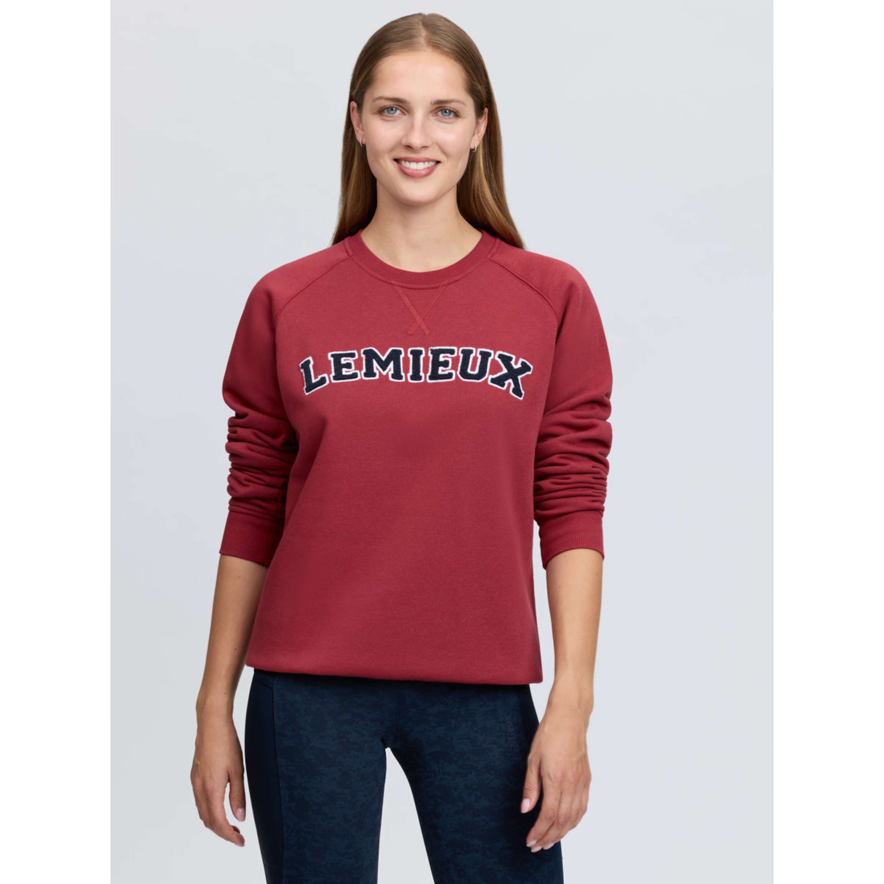 LeMieux Maglione Vida Varsity Crew Neck Russet