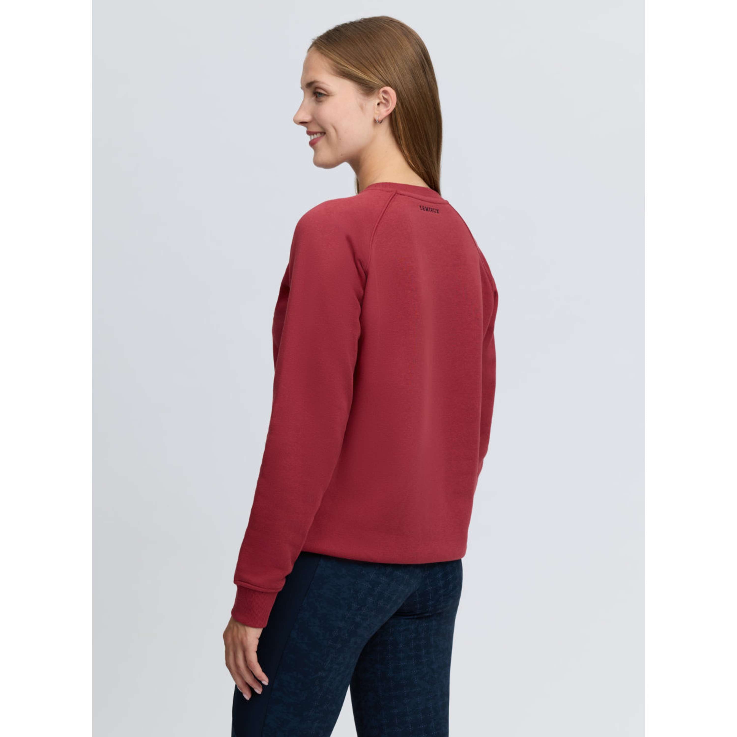 LeMieux Maglione Vida Varsity Crew Neck Russet