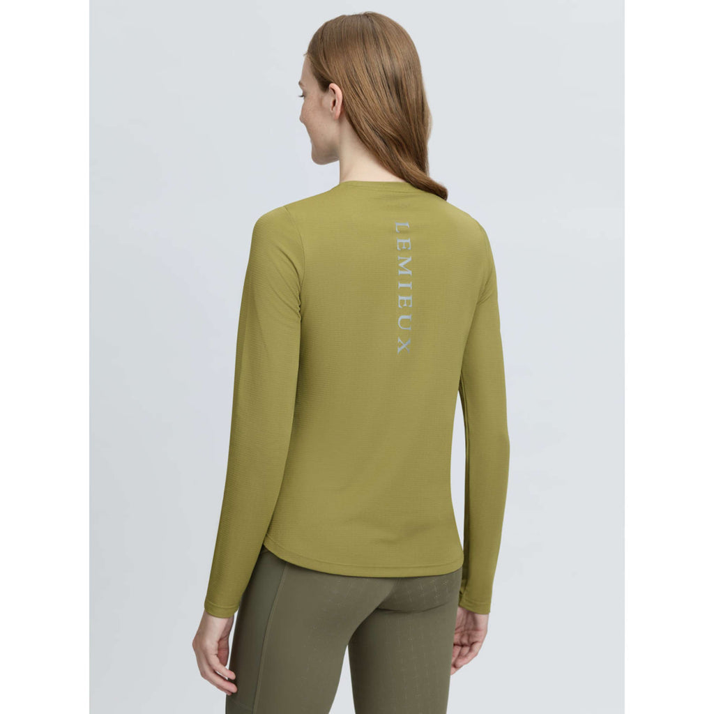 LeMieux Strato di base Sports Tee Maniche Lunghe Gooseberry