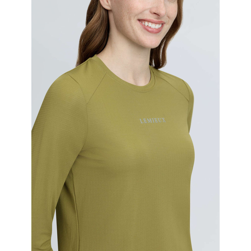 LeMieux Strato di base Sports Tee Maniche Lunghe Gooseberry
