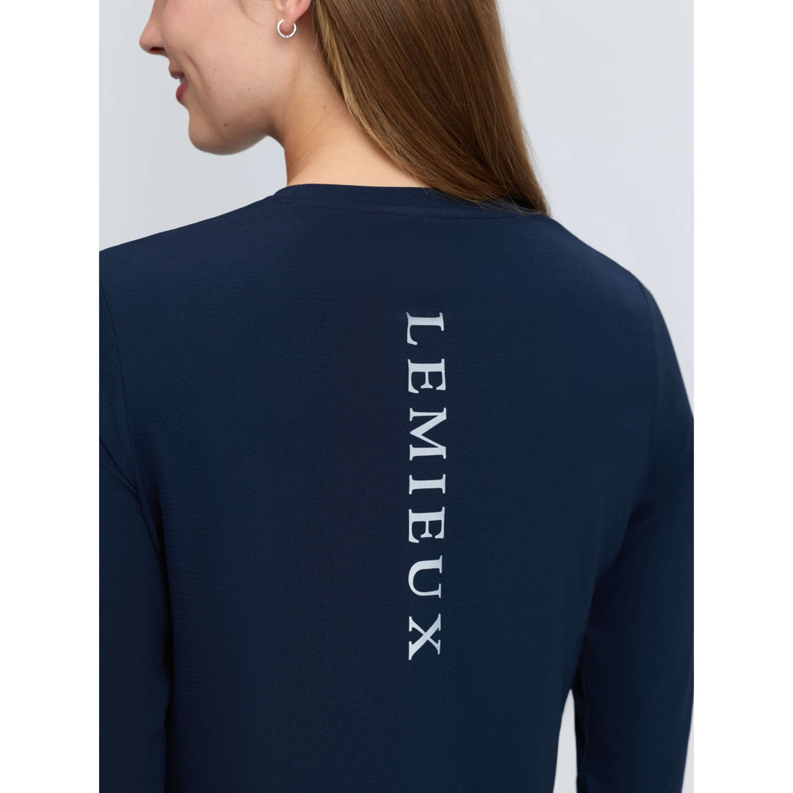 LeMieux Strato di base Sports Tee Maniche Lunghe Navy
