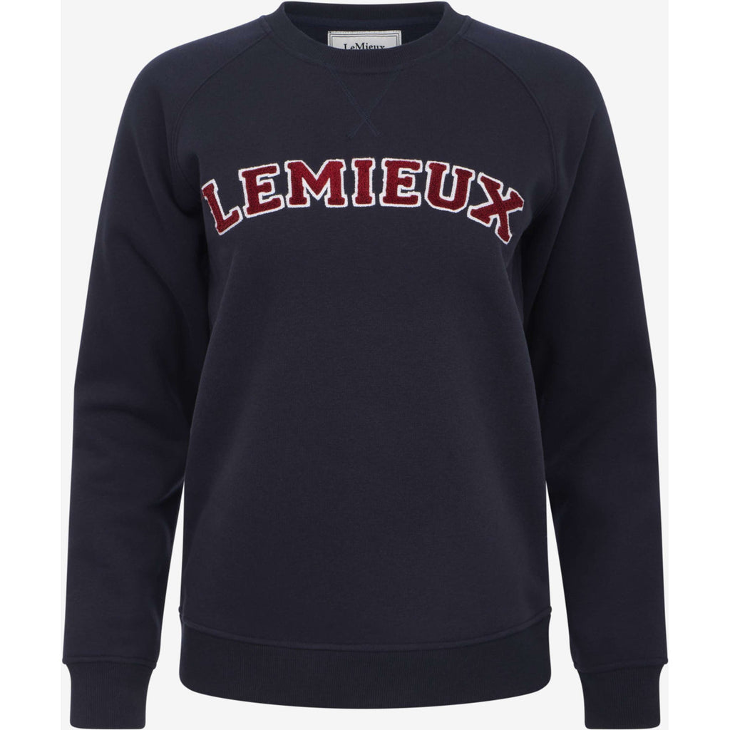 LeMieux Maglione Vida Varsity Crew Neck Navy