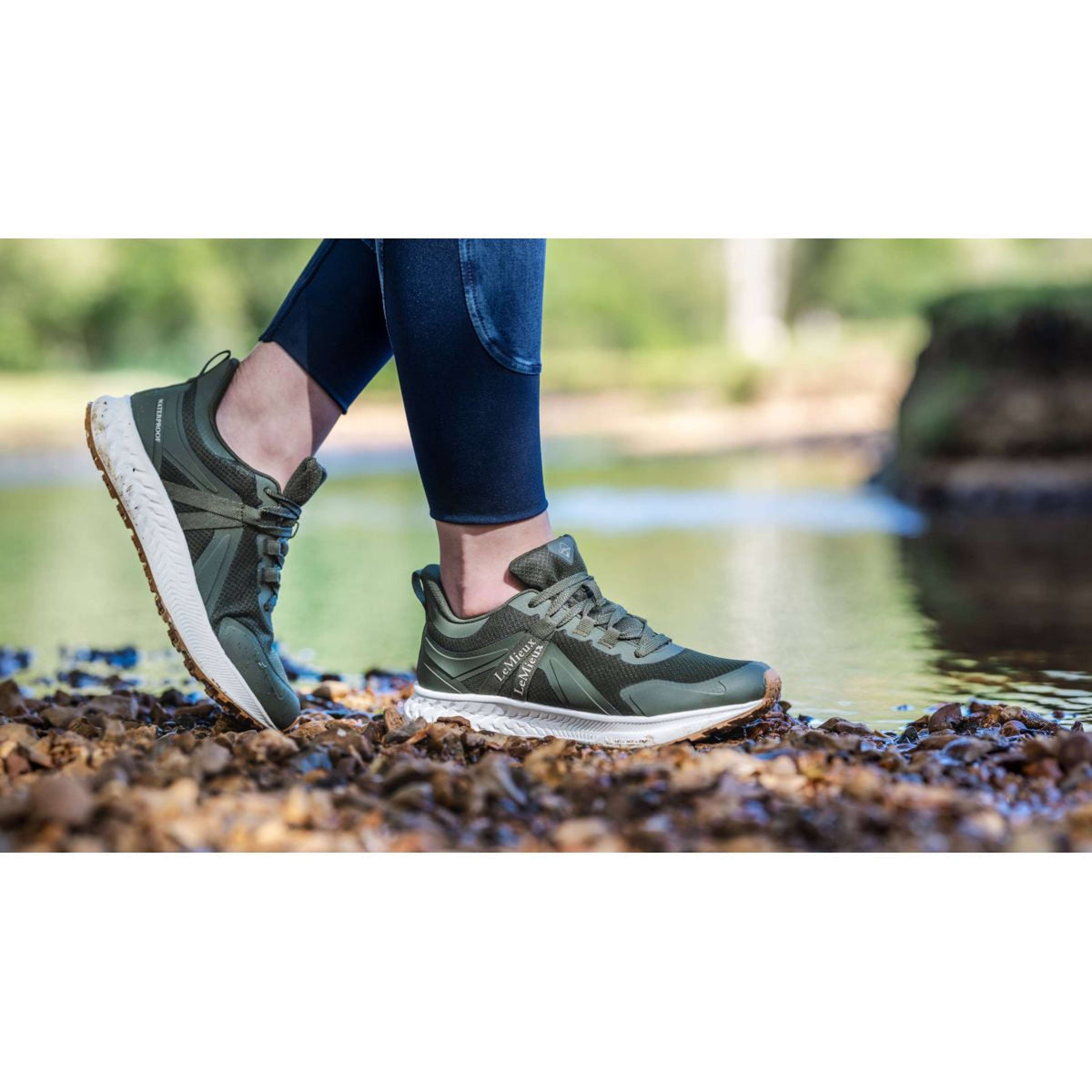 LeMieux Scarpe Trax Impermeabile Khaki