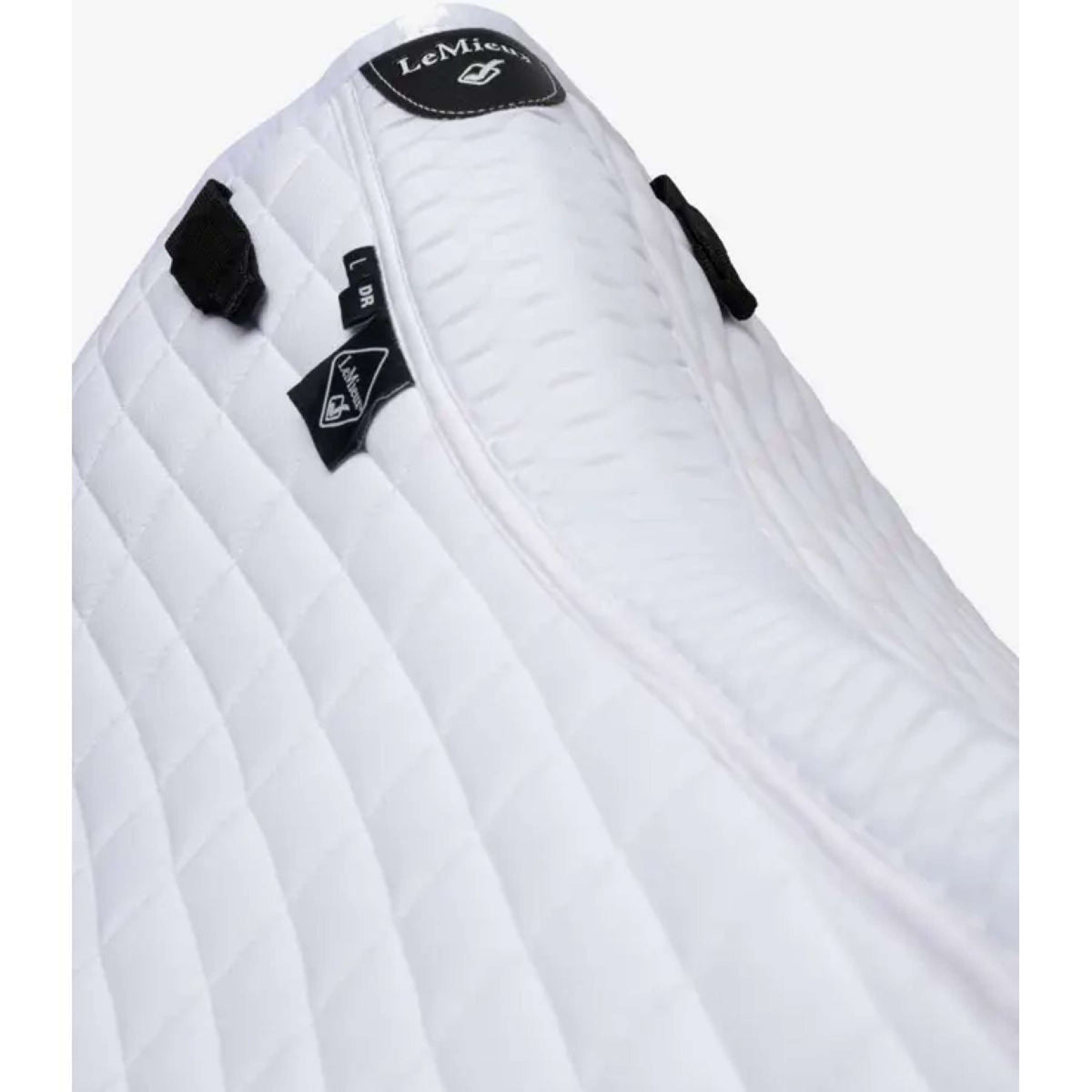 LeMieux Sottosella Self-Cool Square Arctic Dressage Bianco