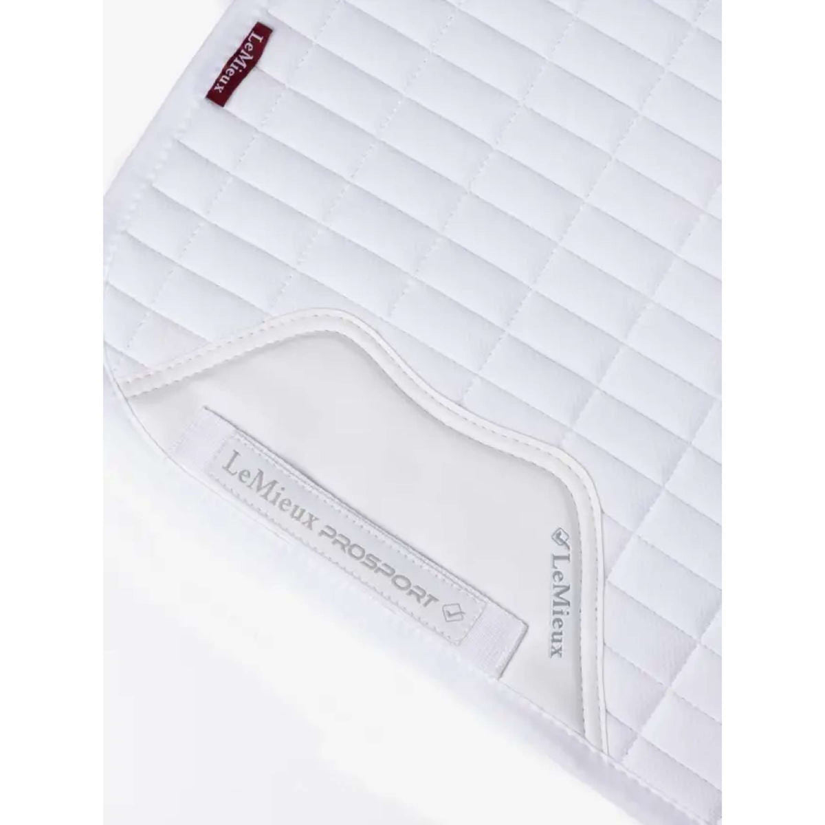 LeMieux Sottosella Self-Cool Square Arctic Dressage Bianco
