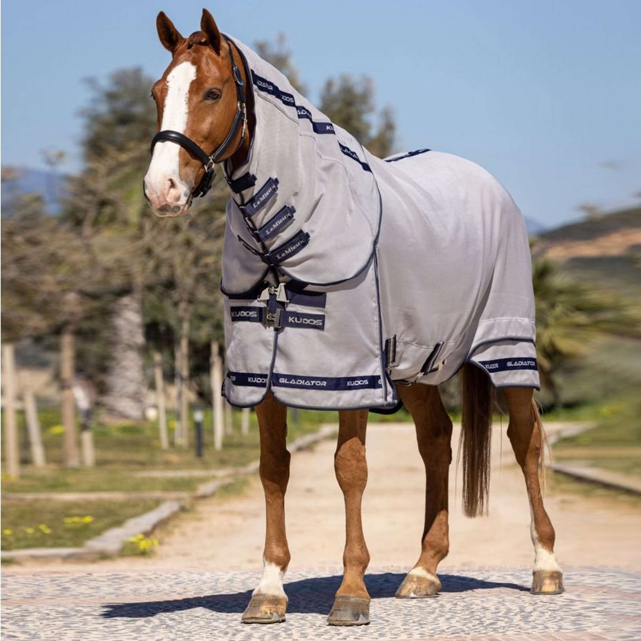 LeMieux Coperta Antimosche Arika Kudos Gladiator Grigio LeMieux Coperta Antimosche Arika Kudos Gladiator Grigio
