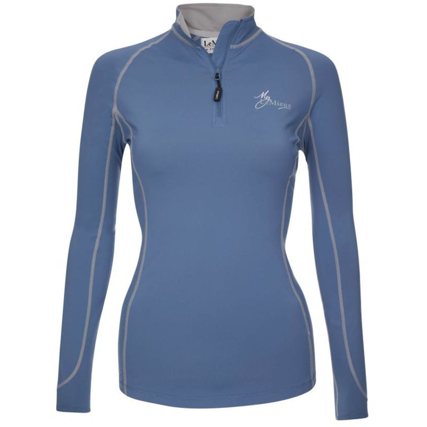 LeMieux Shirt Test2 Base Blu ghiaccio/Grigio LeMieux Shirt Test2 Base Blu ghiaccio/Grigio