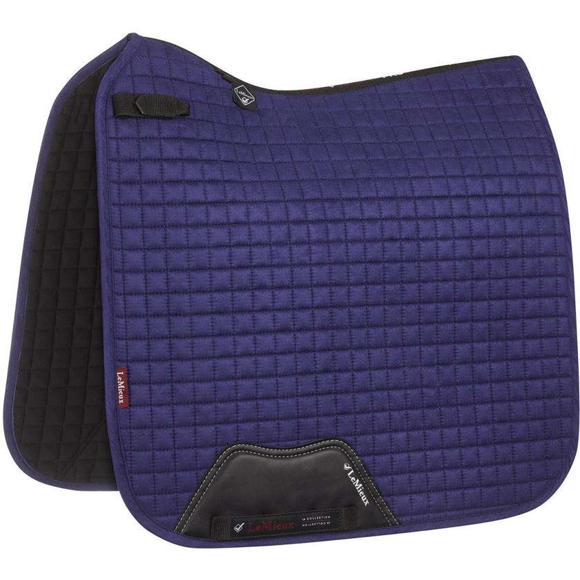 LeMieux Sottosella Luxury Dressage quadrata Ink Blue