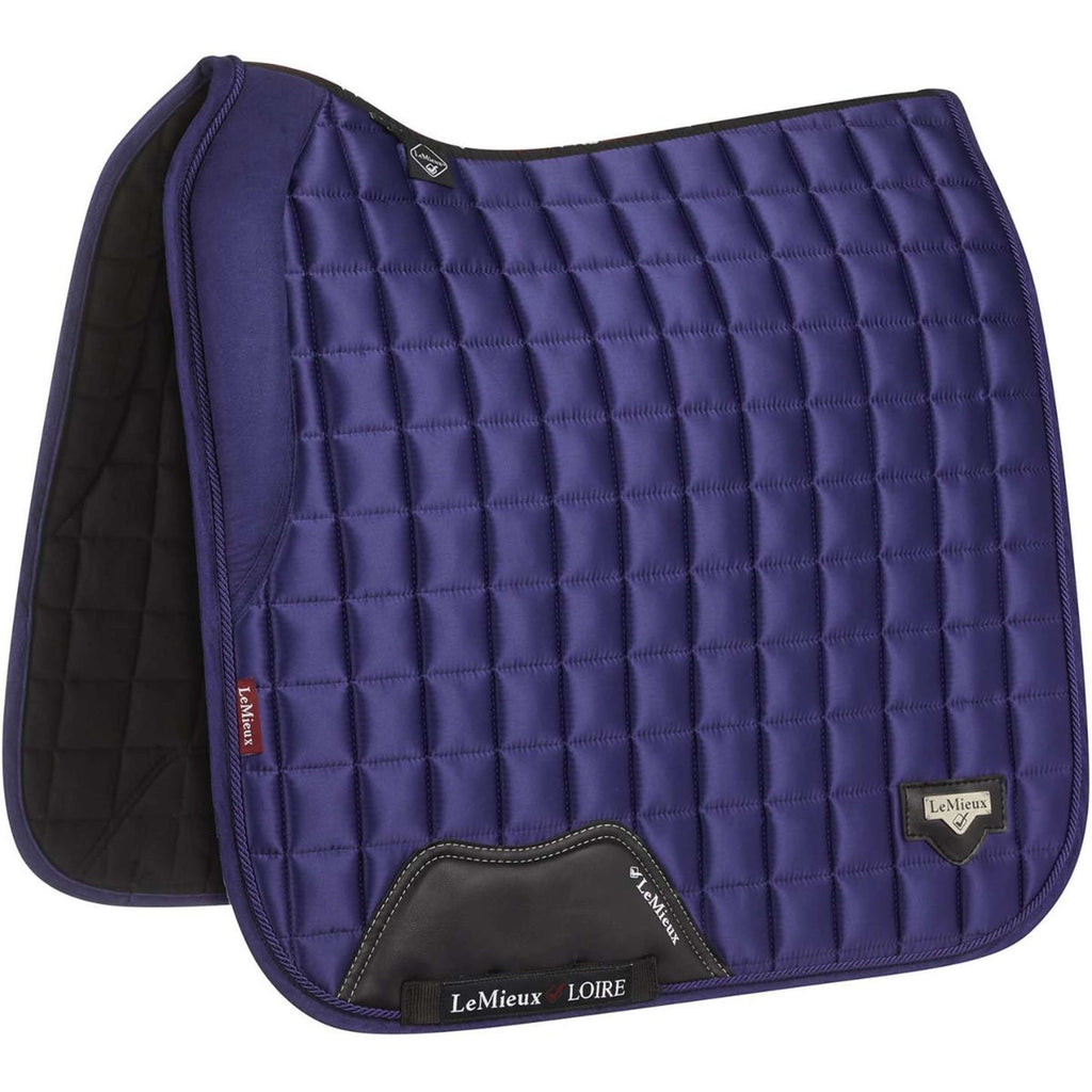 LeMieux Sottosella Loire Memory Satin Square Dressage Ink Blue