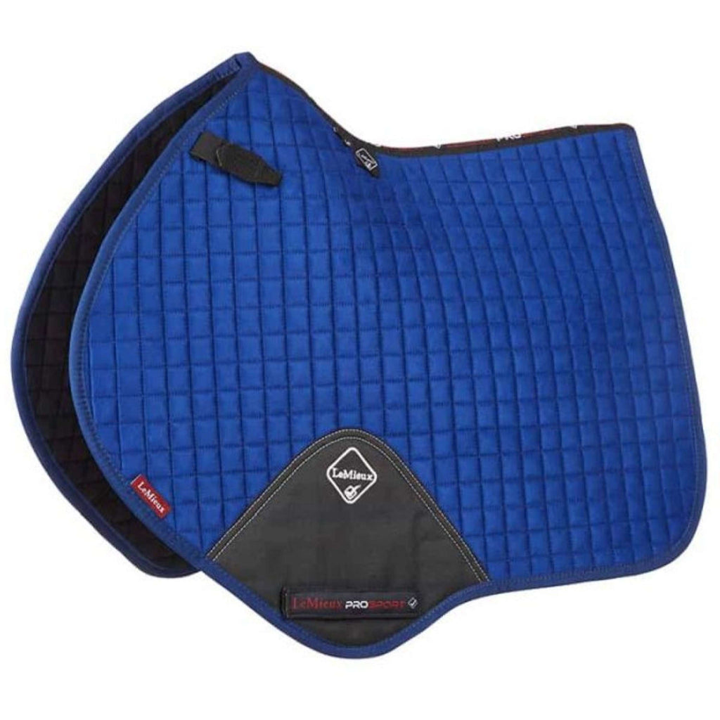 LeMieux Coperta da Sella da Salto ProSport Plain Benetton Blu