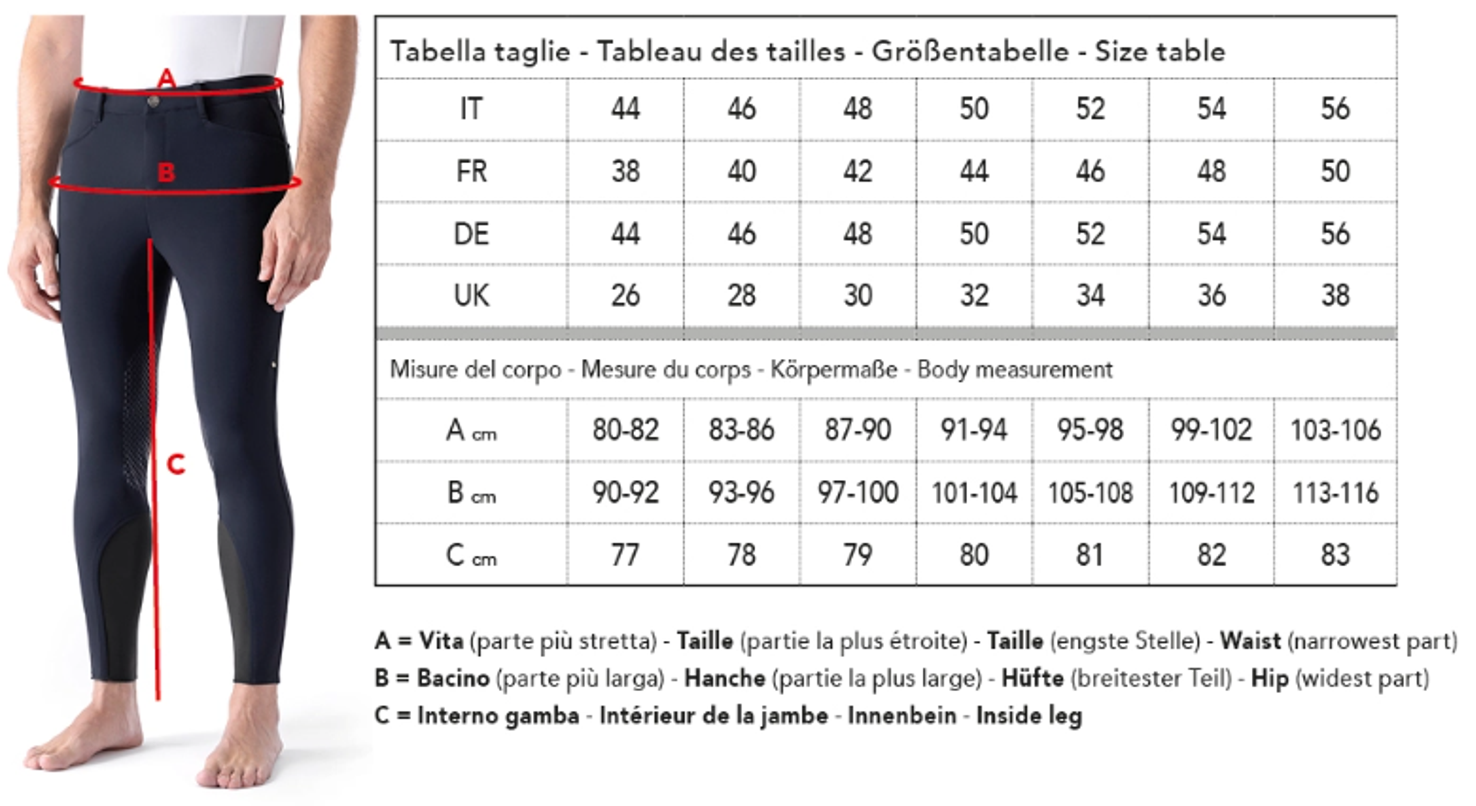 EQODE by Equiline Pantaloni da Equitazione Davis Blu