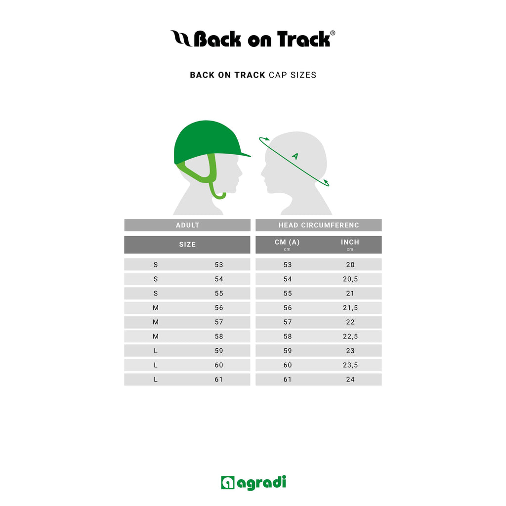 Back on Track Casco da equitazione EQ3 Pardus Smooth Top Mips Nero