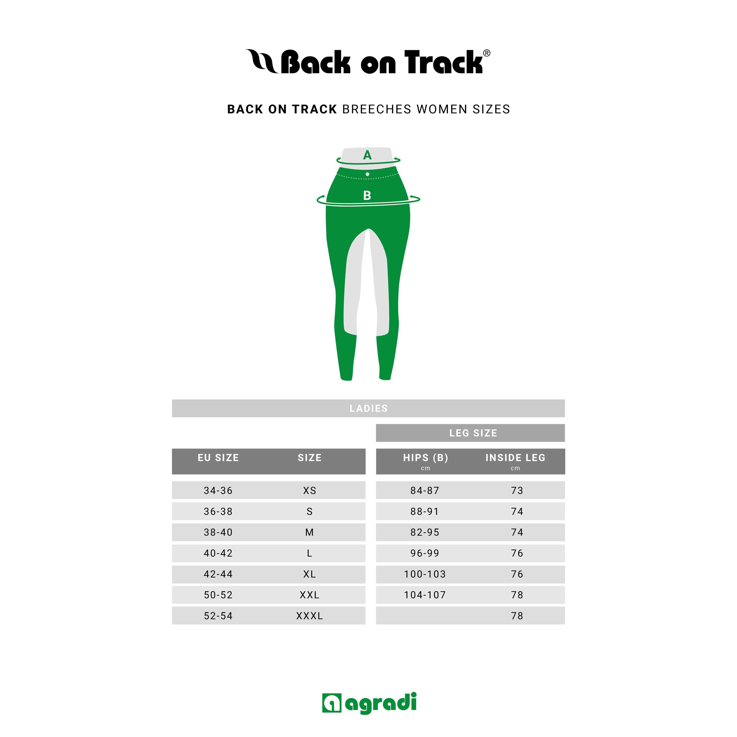 Back on Track Pantaloni da Equitazione Julia Full Grip Grigio