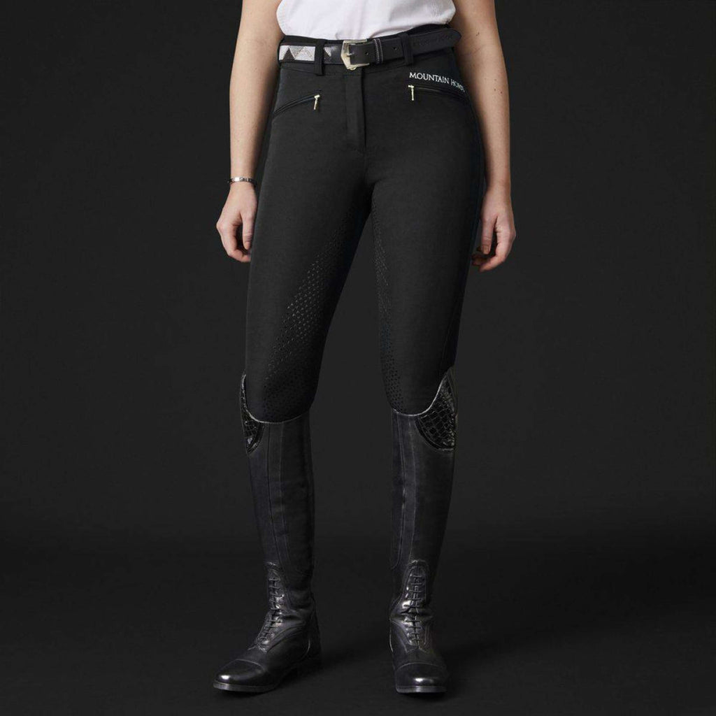 Mountain Horse Pantaloni da Equitazione Diana Nero