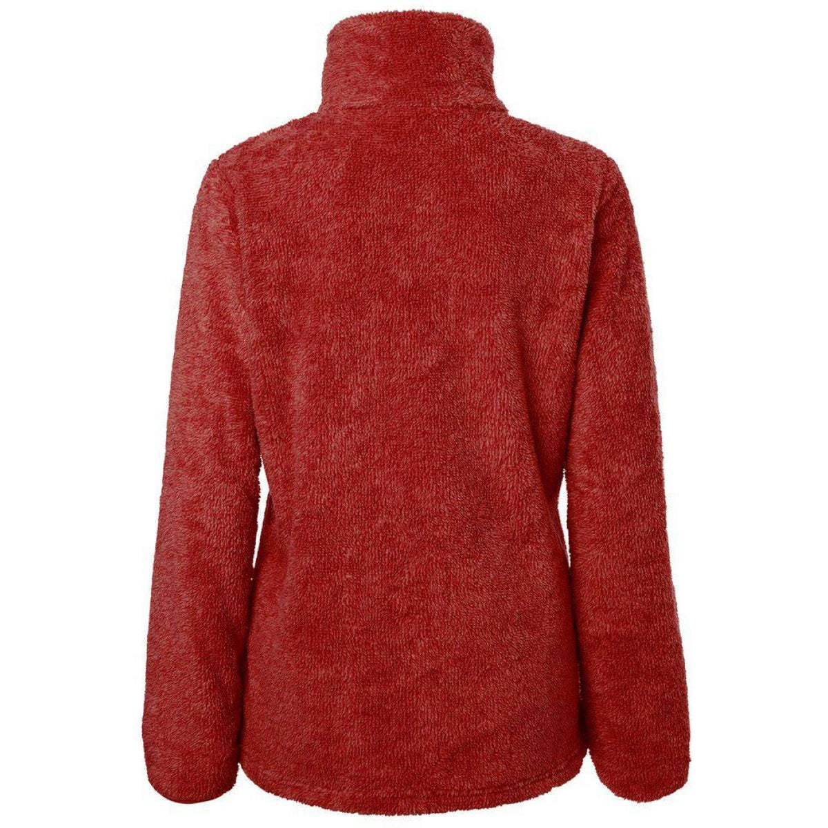 Mountain Horse Felpa con cappuccio e zip Fuzzy Fleece Rosso