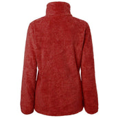 Mountain Horse Felpa con cappuccio e zip Fuzzy Fleece Rosso