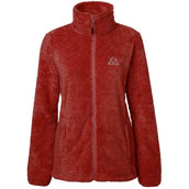 Mountain Horse Felpa con cappuccio e zip Fuzzy Fleece Rosso