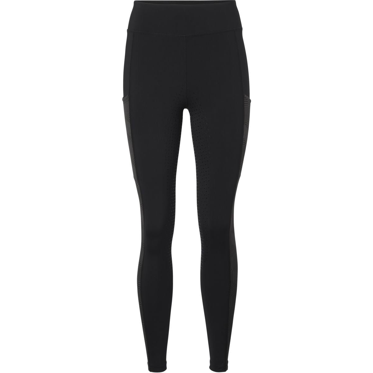 Mountain Horse Leggings da Equitazione Lace Full Grip Nero