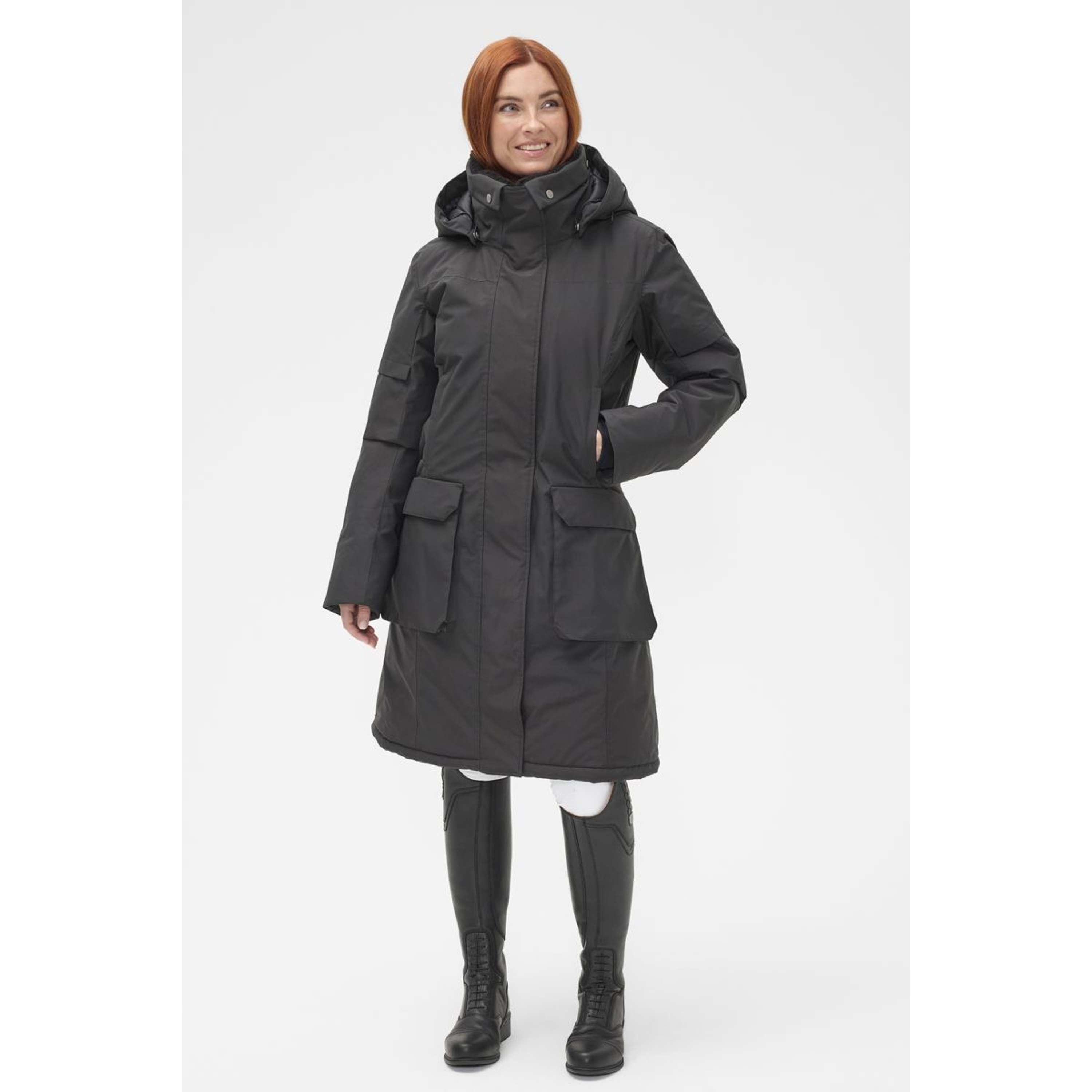 Mountain Horse Cappotto Lungo Saga Onyx Black