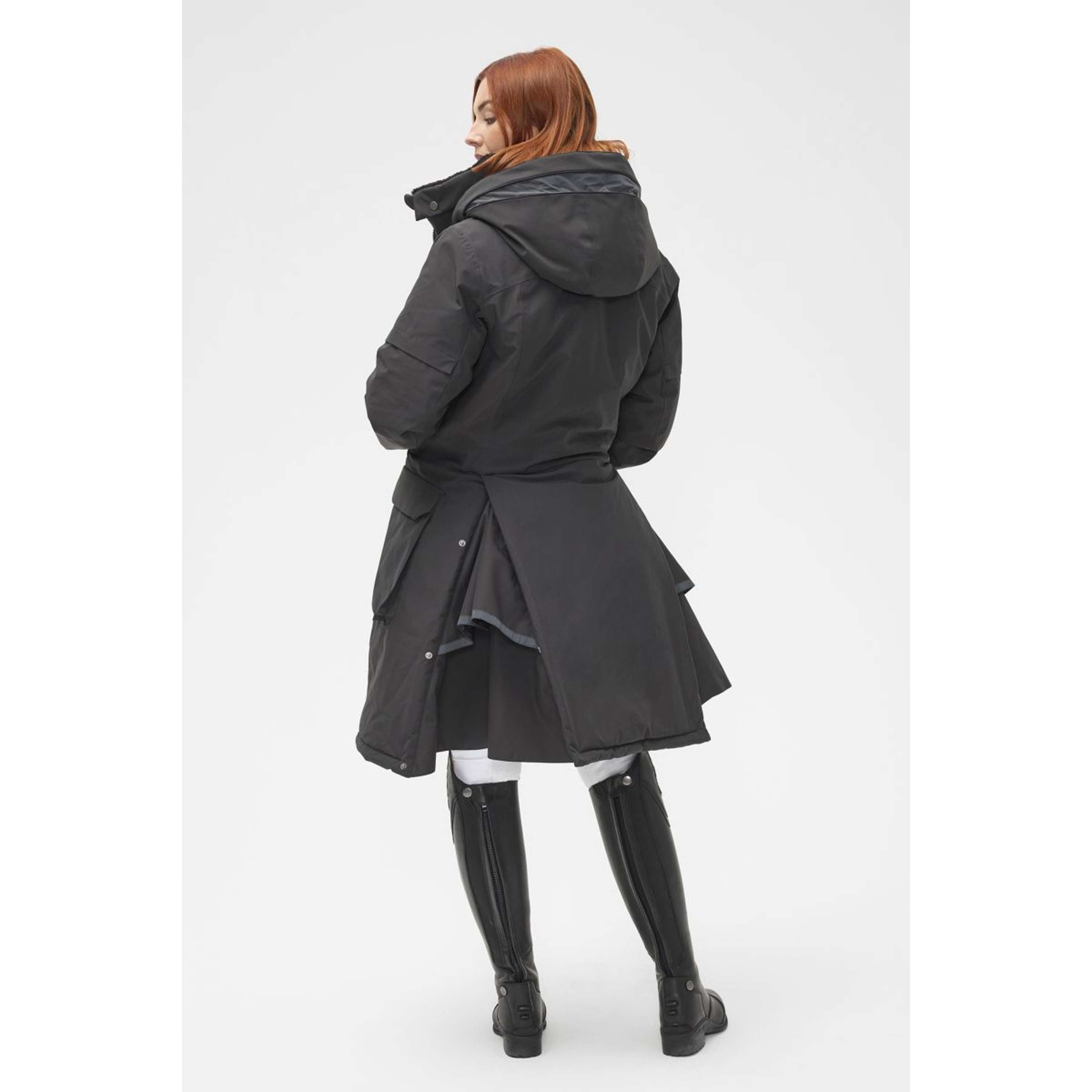 Mountain Horse Cappotto Lungo Saga Onyx Black