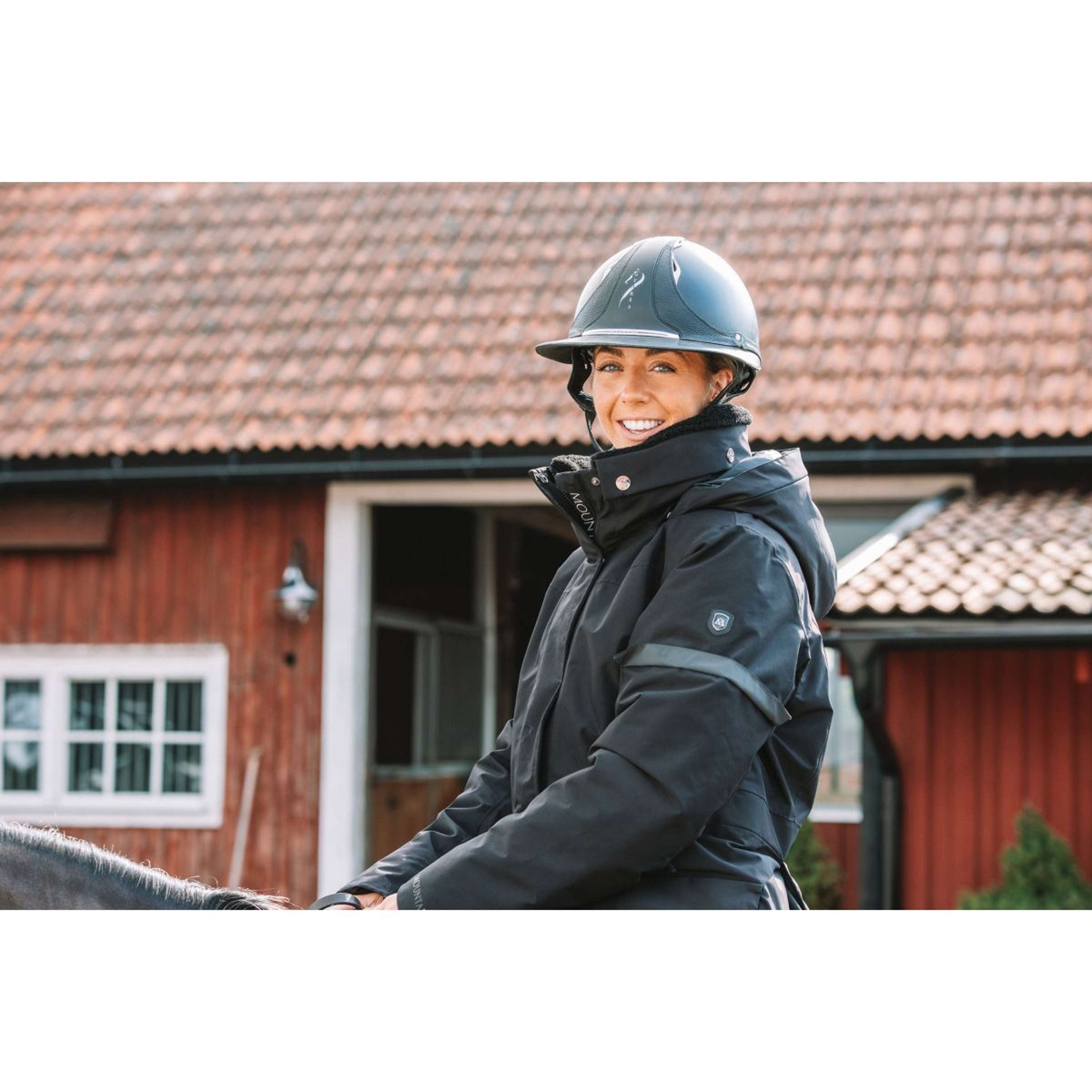 Mountain Horse Cappotto Lungo Saga Onyx Black