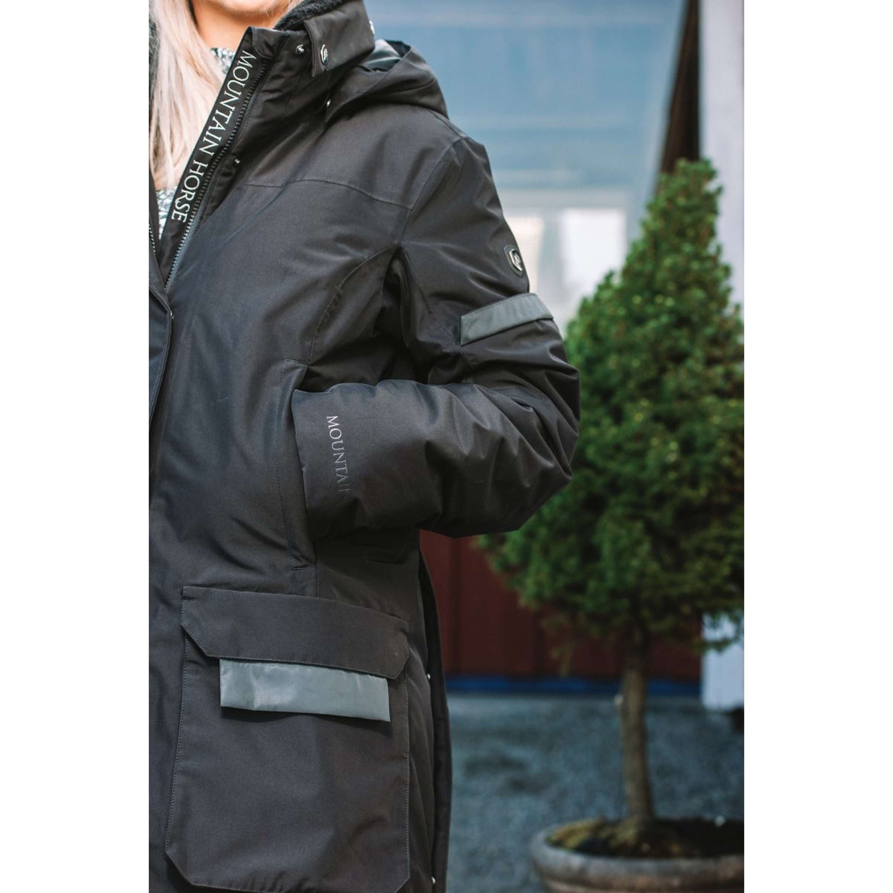 Mountain Horse Cappotto Lungo Saga Onyx Black
