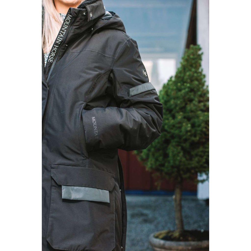 Mountain Horse Cappotto Lungo Saga Onyx Black