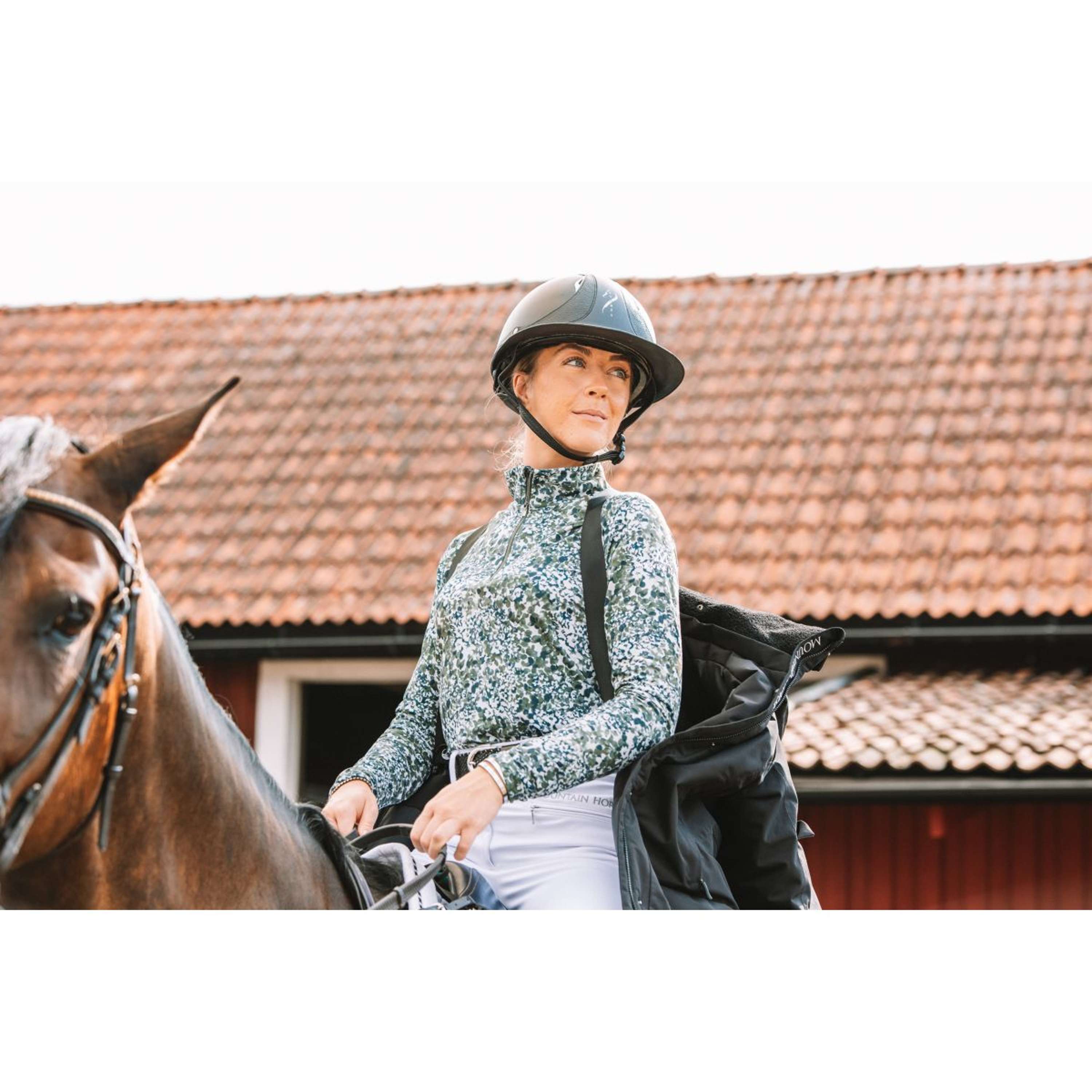 Mountain Horse Cappotto Lungo Saga Onyx Black