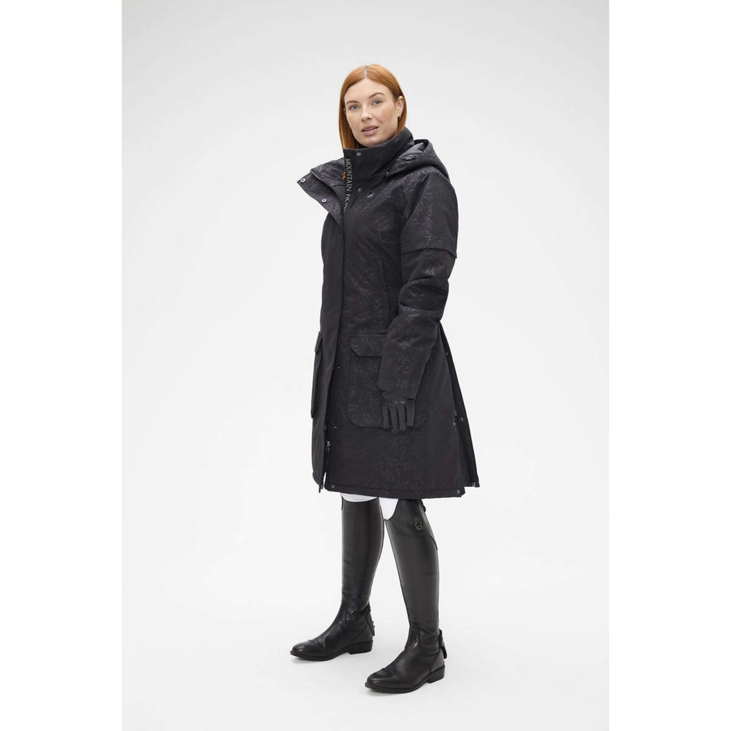 Mountain Horse Cappotto Lungo Saga Black Leaf
