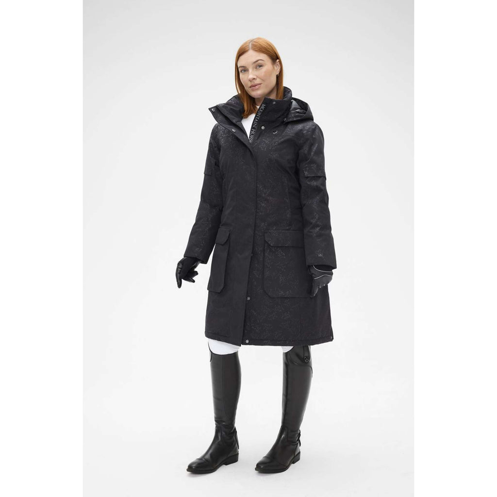 Mountain Horse Cappotto Lungo Saga Black Leaf