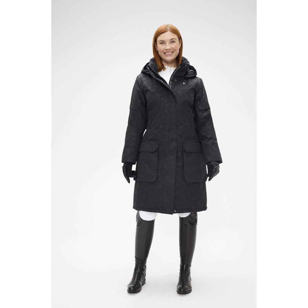 Mountain Horse Cappotto Lungo Saga Black Leaf