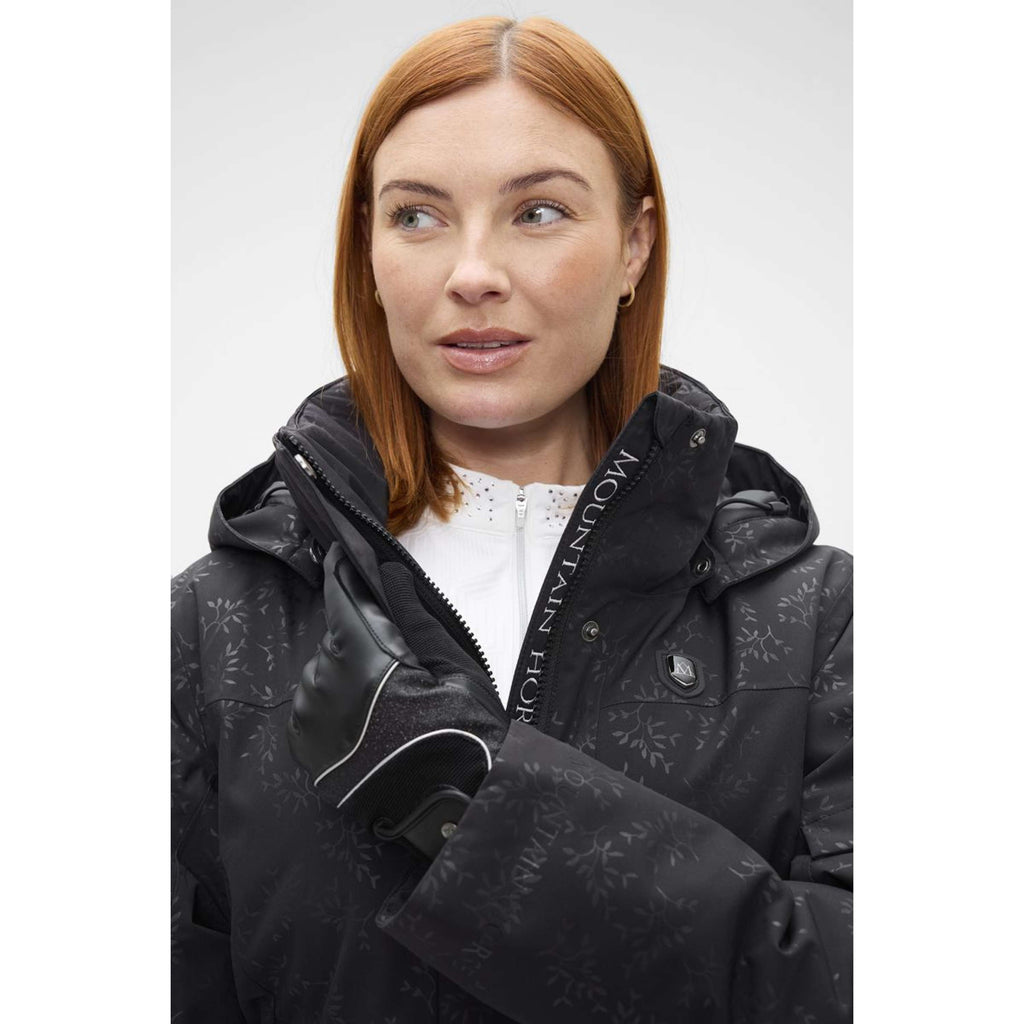 Mountain Horse Cappotto Lungo Saga Black Leaf