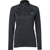 Mountain Horse Shirt Tate Tech Fleece Maniche Lunghe Nero